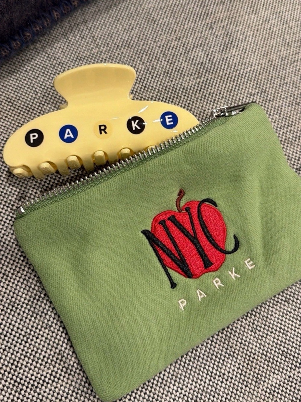 Parke NYC Yellow Subway Claw Clip NYC Pop Up Brand New